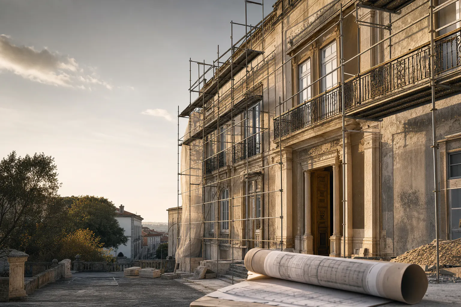 Reabilitação cuidada de uma fachada de arquitetura portuguesa